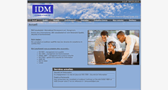 Desktop Screenshot of idmconsultants.com