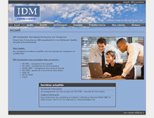 Tablet Screenshot of idmconsultants.com